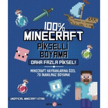%100 Mınecraft Pikselli Boyama Daha Fazla Piksel