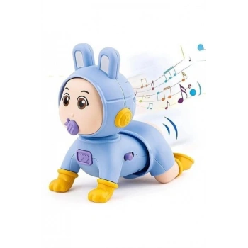 0811-1-100 KUT.PİLLİ EMEKLEYEN BEBEK -PŞA