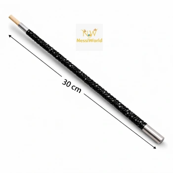 30 cm Siyah Payetli Sigara Tutacağı – 1920’ler Gatsby Parti Aksesuarı