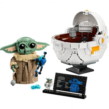 75403 Star Wars - Uçan Bebek Arabalı Grogu 1048 Parça +10 Yaş