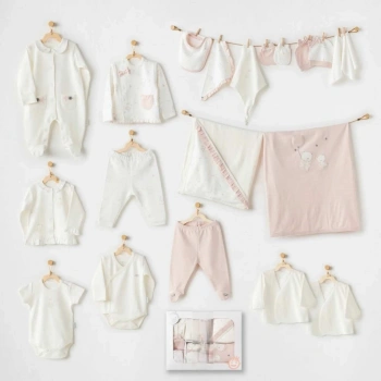 AC25952 Ballerina 20 Parça Hastane Çıkışı Ekru