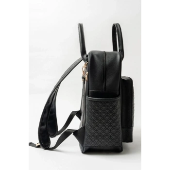 Anne Bebek Bakım Sırt Çantası 7350 Siyah