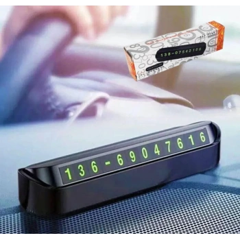 Araç Torpido Üstü Aç Kapa Numaratör Turuncu Kutu