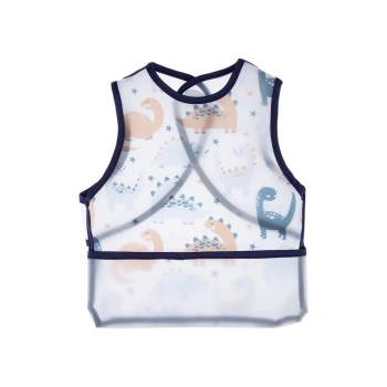 Dinazor Desenli Giymeli Önlük ile Hareketli, Temiz ve Etkin Yemek Deneyimi