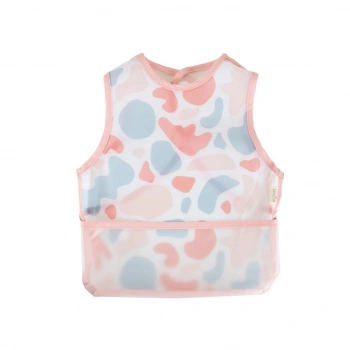 Pembe Giymeli Önlük ile Konforlu, Leke Tutmaz ve Eğitici Beslenme Zamanı