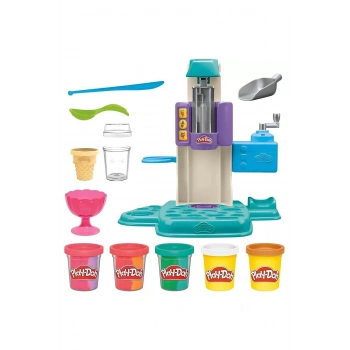 Çocuk Eğitici  ve Eğlenceli Gökkuşağı Girdaplı Dondurma Oyun Seti