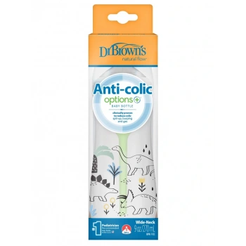 Dr.Browns Geniş Ağız PP Antikolik Options Biberon  270ml Erkek