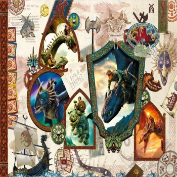 HD 113 HOW TO TRAİN YOUR DRAGON PUZZLE 200 PRÇ