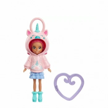 Çocuk HKV98 Polly Pocket Kapüşonlu Bebekler