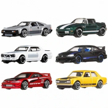 Hot Wheels Japon Temalı 6lı Araba Seti