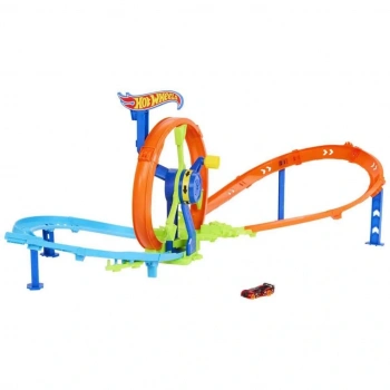 Hot Wheels Stunt Tracks Rapid Launch Loop Oyun Seti