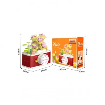 JK2715 BİTKİ GÜNLÜĞÜ KÜÇÜK KAMERA 160 PARÇA BLOCK OYUNCAK