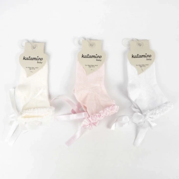 Katamino Oben Aks Kız Bebek Soket Çorap K48019 Asorti