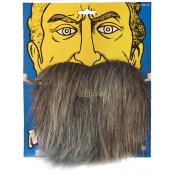 Kırçıllı Korsan Sakalı Gri Renk Takma Sakal