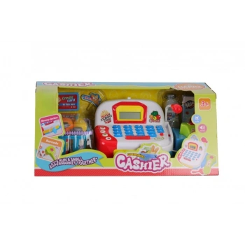 LF1018A HESAP MAKİNELİ MİKROFONLU SESLİ IŞIKLI YAZAR KASA MARKET SETİ