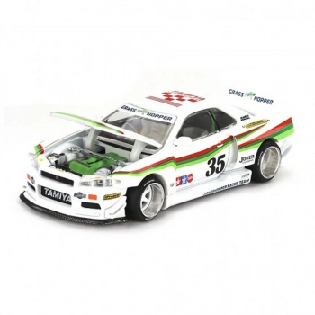 Mini GT 1/64 Nissan Skyline GT-R (R34) TAMIYA x KAIDO HOUSE The GRASSHOPPER V1