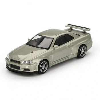 Mini GT 1/64 Nissan Skyline GT-R (R34) V-Spec II Nür Millenium Jade