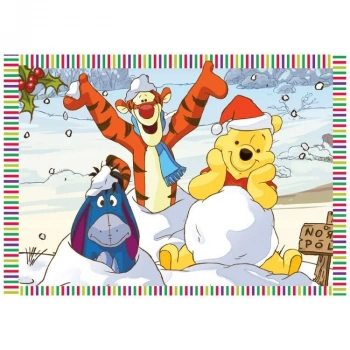 Çocuk 100 Parça Winnie The Pooh Puzzle