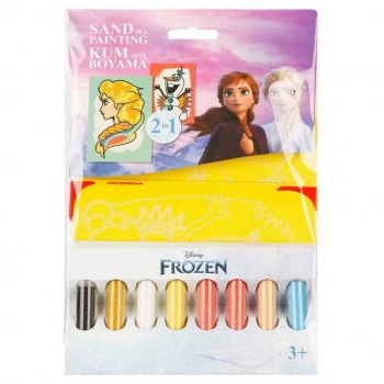Çocuk 2in1 Disney Frozen Kum Boyama Seti S00005170