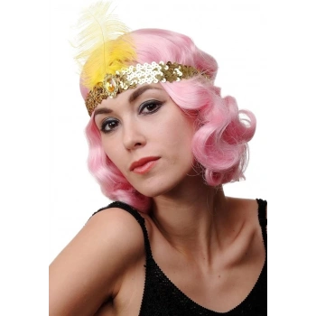 70’ler 80’ler 90’lar Temalı Altın Çarliston Saç Bandı Retro Parti Stili