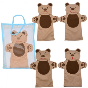 Çocuk AND-5005 Yüz İfadeleri Kukla Seti 6Lı -Anadolu