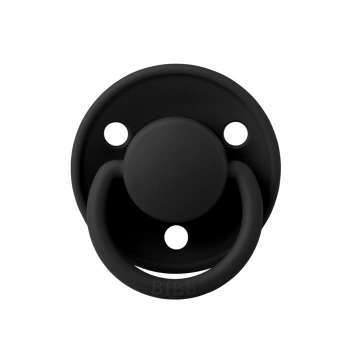 Eğitici Çocuk Bibs De Lux Silikon Emzik 0-36 Ay Black