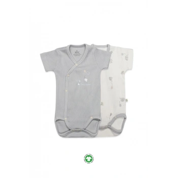 Eğitici Çocuk Bistyle Flying Elephant 2li Yarım Kol Badi 17117 Ekru Gri