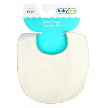 Çocuk Bürümcük Müslin Önlük 811 Ekru