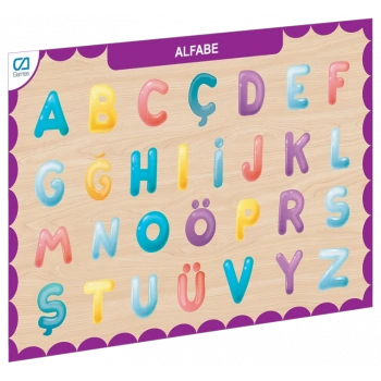 Eğitici Oyuncak CAAHS-3208 CA GAMES AHŞAP ALFABE BUL-TAK