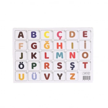 Eğitici Oyuncak CCY01410 ABC ALFABE ÖĞRENİYORUM
