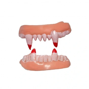 Eğitici Oyuncak Çift Damak Yumuşak Vampir Dişleri 1 Çift
