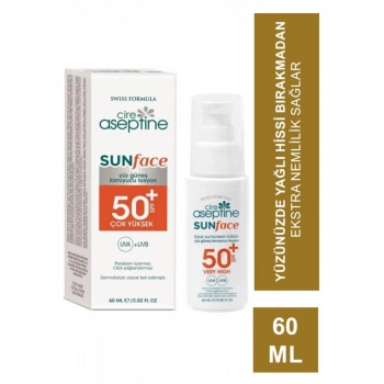 Çocuk Cire Aseptine Sun Yüz Güneş Koruyucu Losyon 50 SPF 60ml