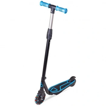 Işıklı Scooter Mavi Hafif ve Renkli Tekerlekli Kaykay