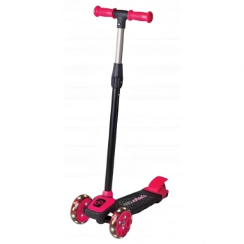 Işıklı Twist Scooter Pembe Çocuklar İçin Eğlenceli Tasarım