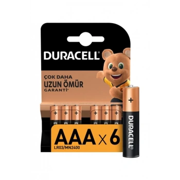 Çocuk Duracell 6Lı AA Kalem Pil
