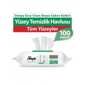 Çocuk Easy Clean Yüzey Temizlik Havlusu 100 Adet