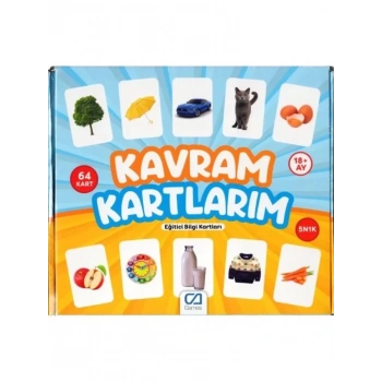 Eğitici Oyuncak Games Kavram Kartlarım 64 Kart 5175