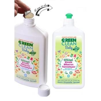 Çocuk Green Clean Baby Bitkisel Emzik Biberon Temizleyici 500 ml