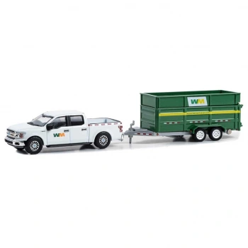 Çocuk Greenlight 1/64 2018 Ford F-150 XLT with Double-Axle Dump