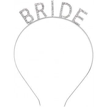 Çocuk Gümüş Renk Bekarlığa Veda Kristal Taş Bride Tacı İthal 16x10 cm