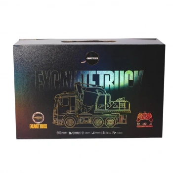 Çocuk HJ8001-2 Kumandalı  Metal  Excavate Truck -Gepettoys