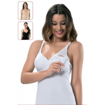 Çocuk İmer Emzirme Atleti 1268 Cream