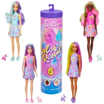 Eğitici Oyuncak JFV58 Barbie Color Reveal Balondan Hayvan Figürleri Serisi