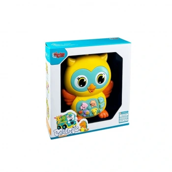 Eğitici Oyuncak JLG-855-101A KUT IŞIKLI VE MÜZİKLİ BAYKUŞ BEBEK