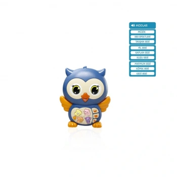 Eğitici Oyuncak JLG-855-102A IŞIKLI VE MÜZİKLİ BAYKUŞ BEBEK