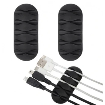 Eğitici Oyuncak Kablo Tutucu 5 Kanallı 3lü Siyah