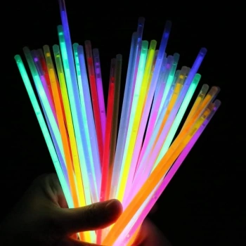 Karanlıkta Parlayan Glow Stick Bileklik 50 Adet Fosforlu Çubuk