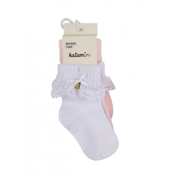 Çocuk Katamino Amy 2li Aks. Bebek Soket K44024 Asorti