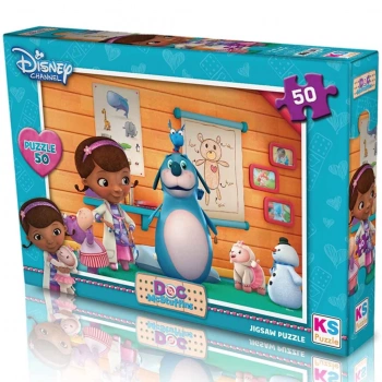 Çocuk KS Doc McStuffins 50 Parça Puzzle