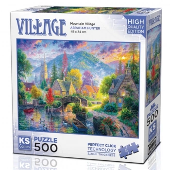 Çocuk KS Games Mountain Village Puzzle 500 Parça 20046